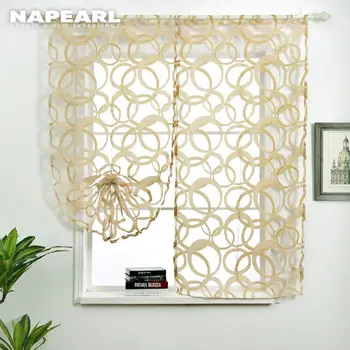 NAPEARL 1 Piece Short Roman Drops Tulle Fabric Rustic Curtains Floral Circle Stripe Jacquard Cream Color Drapes Kitchen Windows
NAPEARL 1 Piece Short Roman Drops Tulle Fabric Rustic Curtains Floral Circle Stripe Jacquard Cream Color Drapes Kitchen Windows