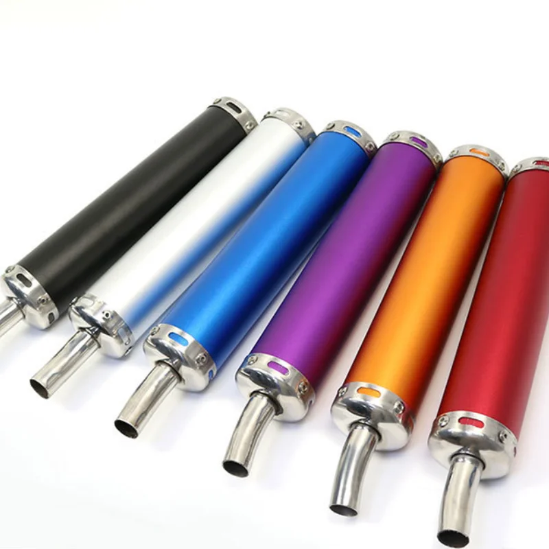 

60*280MM curved tail pipe universal change tail throat motorcycle mountain bike modified small displacement muffler