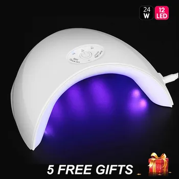 LED UV lamp for manicure nail gel polish dryer drying machine Sun 24W Nail Art Salon Light USB Connector Auto Sensoring uv lampe
LED UV lamp for manicure nail gel polish dryer drying machine Sun 24W Nail Art Salon Light USB Connector Auto Sensoring uv lampe