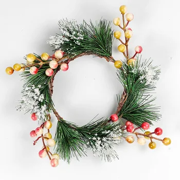 5Pcs Mini Christmas Christmas Wreath for Wedding Decoration Rattan Hoop Ornaments Floral Hoop for Home Decor Artificial Hanging
5Pcs Mini Christmas Christmas Wreath for Wedding Decoration Rattan Hoop Ornaments Floral Hoop for Home Decor Artificial Hanging