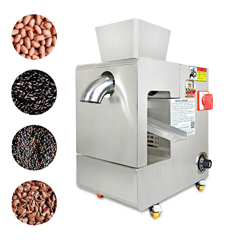1500W Automatic Oil Press Machine, Stainless Steel Cold Hot Oil Extractor for Flax Peanut Sesame Canola Sunflower Seeds
1500W Automatic Oil Press Machine, Stainless Steel Cold Hot Oil Extractor for Flax Peanut Sesame Canola Sunflower Seeds