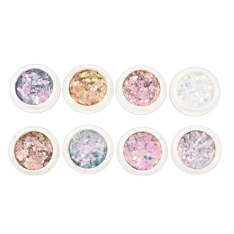 8Boxes/Set Nail Glitter Sequins Flakes Sparkly Hexagon Nail Art Decor Holographics Powder For Phone Case Business Card Decorate
8Boxes/Set Nail Glitter Sequins Flakes Sparkly Hexagon Nail Art Decor Holographics Powder For Phone Case Business Card Decorate