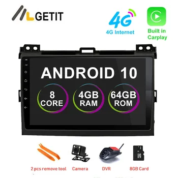 Android 9.1/10 Car Radio GPS Navigation WIFI Player Multimedia for Toyota Land Cruiser Prado 120 2004-2009
Android 9.1/10 Car Radio GPS Navigation WIFI Player Multimedia for Toyota Land Cruiser Prado 120 2004-2009