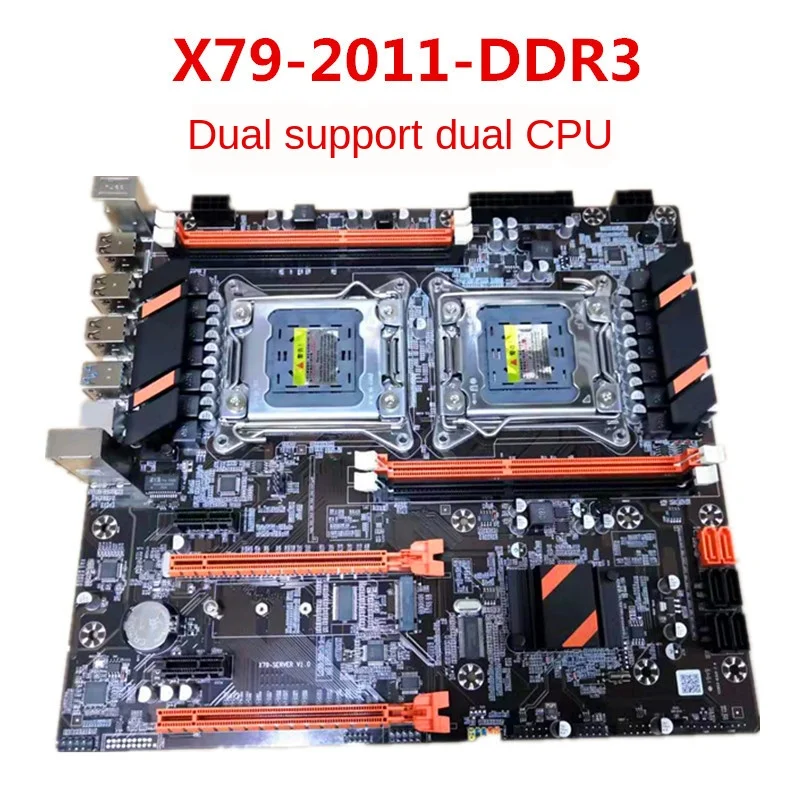 The new X79 dual-way computer motherboard 2011-pin supports ECC-DDR3 memory to eat chicken game studio more open
The new X79 dual-way computer motherboard 2011-pin supports ECC-DDR3 memory to eat chicken game studio more open