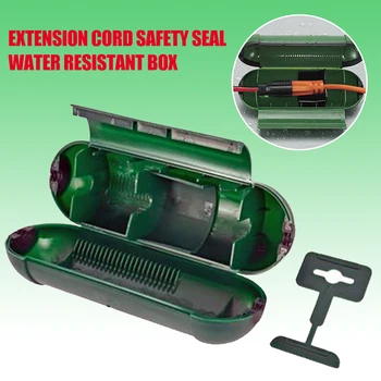 1PC Cord Connector Box Green Extension Cord Cover Protector Outdoor Safety Seal Weatherproof Moisture Proof Connector Box
1PC Cord Connector Box Green Extension Cord Cover Protector Outdoor Safety Seal Weatherproof Moisture Proof Connector Box