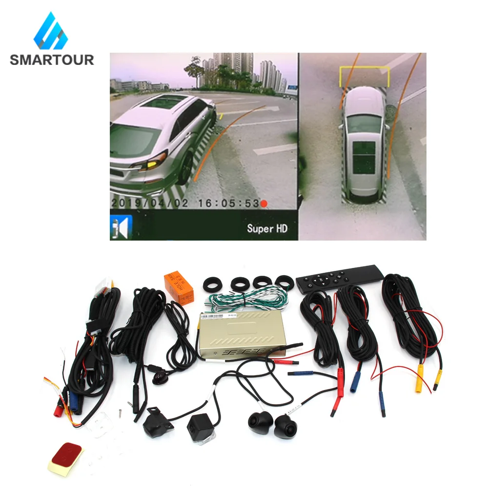 Smartour 3D 1080P HD 360 Degree Bird View Surround System Panoramic View All Round View DVR Camera Quad-core CPU
Smartour 3D 1080P HD 360 Degree Bird View Surround System Panoramic View All Round View DVR Camera Quad-core CPU