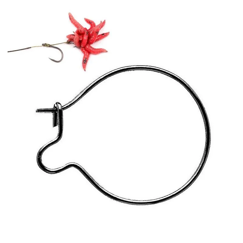 20PCS New Carp Fishing Maggot Clip Bait Ring Hooks Sting Pin Spike Live Lure Hook Chod Hair Rig Tackle | Спорт и развлечения