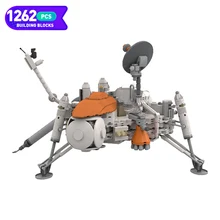 Moc High-tech Space World Machinery Mars Rover Viking 1:9 Creative Robot Technical Building Block Model Toys Children Boys Gifts 
Moc High-tech Space World Machinery Mars Rover Viking 1:9 Creative Robot Technical Building Block Model Toys Children Boys Gifts