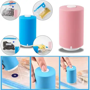 Vacuum Packaging Machine Mini Portable Food Kitchen Preservation Pink/Blue Fresh Electric Solid Pump Set 
Vacuum Packaging Machine Mini Portable Food Kitchen Preservation Pink/Blue Fresh Electric Solid Pump Set