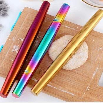 32.9CM Stainless Steel Smooth Rolling Pin Creative Metal Pizza Noodles Cookie Pie Making Baking Tools Kitchen Accessories
32.9CM Stainless Steel Smooth Rolling Pin Creative Metal Pizza Noodles Cookie Pie Making Baking Tools Kitchen Accessories