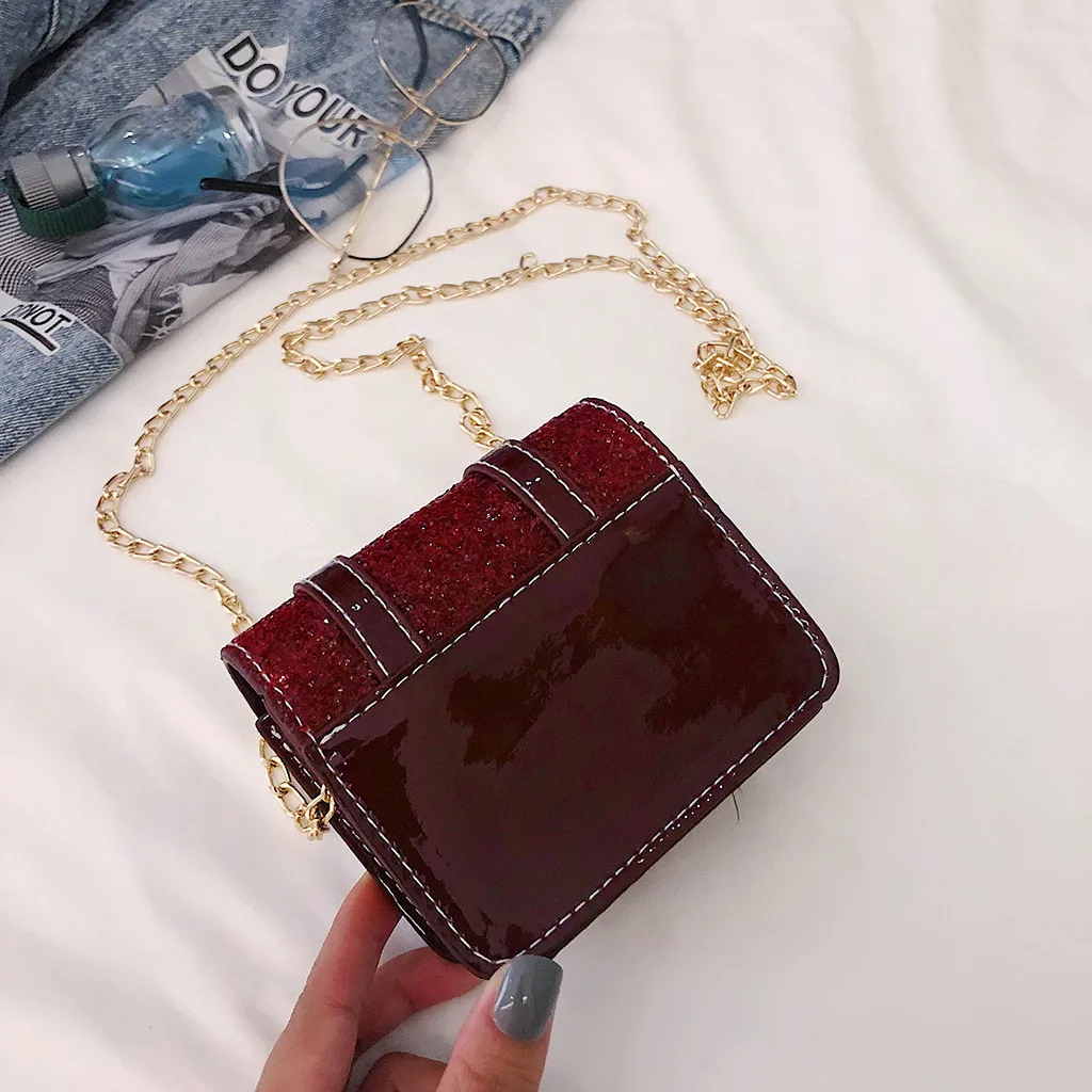 Fashion Wild Single Shoulder bag exquisite girls original Handbag elegant ladies Messenger Bag Sequin Small Square Bag #T
Fashion Wild Single Shoulder bag exquisite girls original Handbag elegant ladies Messenger Bag Sequin Small Square Bag #T