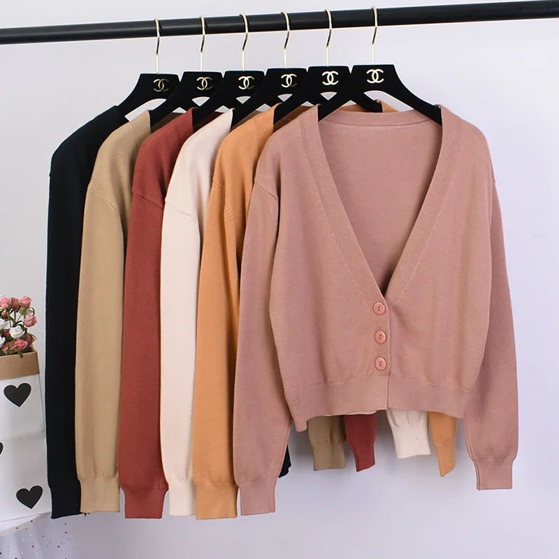 Knitted Cardigan sweater Women 2019 Spring Simple Solid Straight Bottom Clothing Sweater Fashion Cardigan for Female
Knitted Cardigan sweater Women 2019 Spring Simple Solid Straight Bottom Clothing Sweater Fashion Cardigan for Female