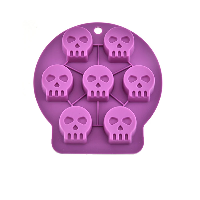 Silicone Chocolate Molds Halloween 3D Skull Shaped Ice Cube Tray Pudding Mold Cool Whiskey Wine Tools cake decorating tools
Silicone Chocolate Molds Halloween 3D Skull Shaped Ice Cube Tray Pudding Mold Cool Whiskey Wine Tools cake decorating tools