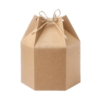 50Pcs Kraft Paper Package Cardboard Box Lantern Hexagon Candy Box Favor and Gifts Wedding Christmas Party Supplies
50Pcs Kraft Paper Package Cardboard Box Lantern Hexagon Candy Box Favor and Gifts Wedding Christmas Party Supplies