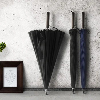 Rain Umbrella 24 Strong Windproof Glassfiber Frame Wooden Long Handle Umbrella JS22
Rain Umbrella 24 Strong Windproof Glassfiber Frame Wooden Long Handle Umbrella JS22