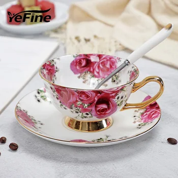 YeFine Ceramic Afternoon Black Tea Cups And Saucers Bone China Coffee Cup With Tray Porcelain Drinkware Set Dropshipping
YeFine Ceramic Afternoon Black Tea Cups And Saucers Bone China Coffee Cup With Tray Porcelain Drinkware Set Dropshipping