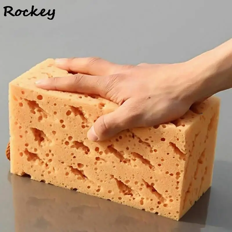 

Car Wash Sponge Extra Large Cleaning Honeycomb Coral Car Thick Sponge Block Car Supplie Super Absorbent Auto Wash Tools