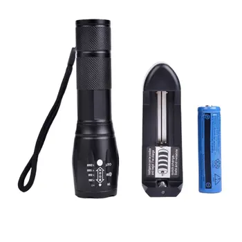 Led Flashlight Ultra Bright Torch T6 Outdoor Camping Light 5 Switch Modes Waterproof Zoomable Bicycle Light
Led Flashlight Ultra Bright Torch T6 Outdoor Camping Light 5 Switch Modes Waterproof Zoomable Bicycle Light