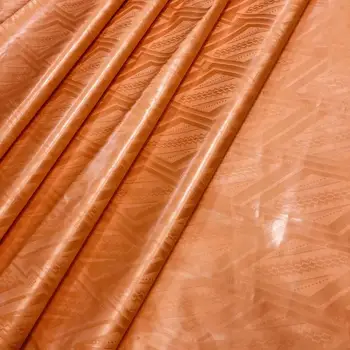 5 Yards Bazin Riche Fabric Shining Austria Quality (Similar to Getzner) Guinea Brocade 100% Cotton With Perfume Orange Gold
5 Yards Bazin Riche Fabric Shining Austria Quality (Similar to Getzner) Guinea Brocade 100% Cotton With Perfume Orange Gold