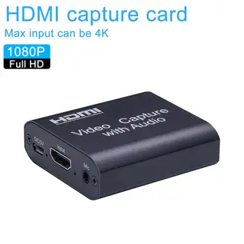 HDMI Video Capture Device 1080P with Loop-out Audio Video Capture Disk Game Capture Card for Windows, Android and macOS
HDMI Video Capture Device 1080P with Loop-out Audio Video Capture Disk Game Capture Card for Windows, Android and macOS