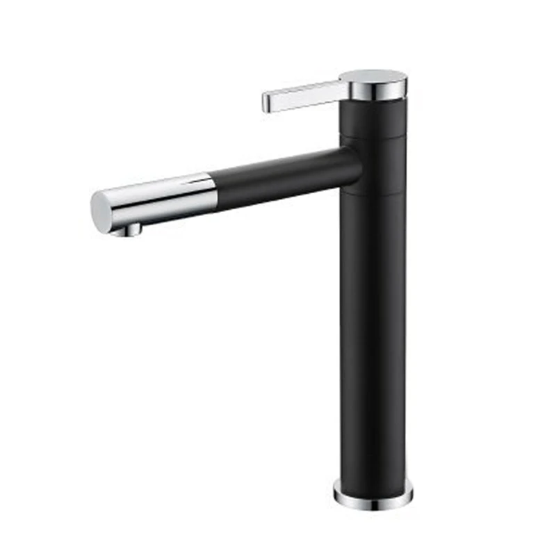 Kitchen Faucet Modern Bathroom Sink Faucet With Rotating Spout 11.8 Inch Tall Container Faucet Black Metal
Kitchen Faucet Modern Bathroom Sink Faucet With Rotating Spout 11.8 Inch Tall Container Faucet Black Metal