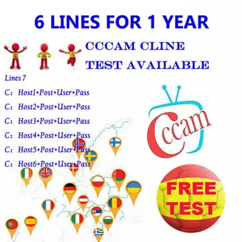 NEW 6/7/8 lines cccam Europa c-lines server for Spain/Italy/Germany oscam 1080p DVB-S2 satellite receptor gtmedia V8 nova V7s HD
NEW 6/7/8 lines cccam Europa c-lines server for Spain/Italy/Germany oscam 1080p DVB-S2 satellite receptor gtmedia V8 nova V7s HD