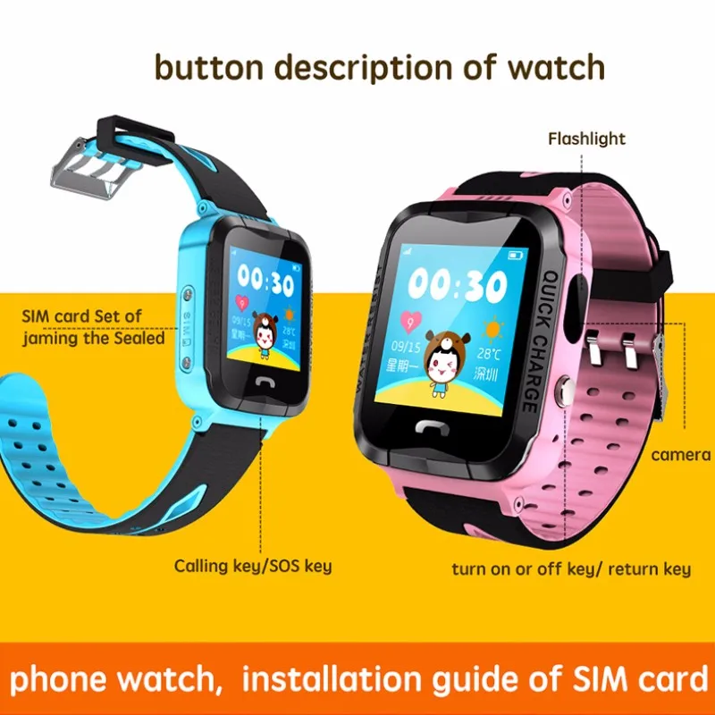 GPS kids Smart Watch Phone Position Children Watch 1.22 inch Color Touch Screen WIFI SOS Tracker Smart Baby Watch IOS & Android Hdefad36d68f64f12ac71670a0ff5ca5ai - GPS kids Smart Watch Phone Position Children Watch 1.22 inch Color Touch Screen WIFI SOS Tracker Smart Baby Watch IOS & Android