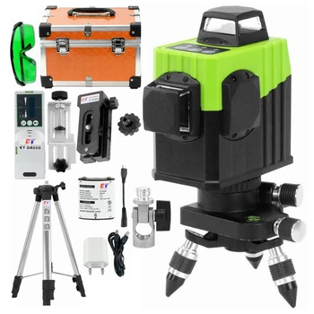 KaiTian 8 Lines Laser Level Tripod Use AA Battery&Lithium Battery and AC Adapter Self-Leveling Green/Red Line Level Nivel Lasers
KaiTian 8 Lines Laser Level Tripod Use AA Battery&Lithium Battery and AC Adapter Self-Leveling Green/Red Line Level Nivel Lasers