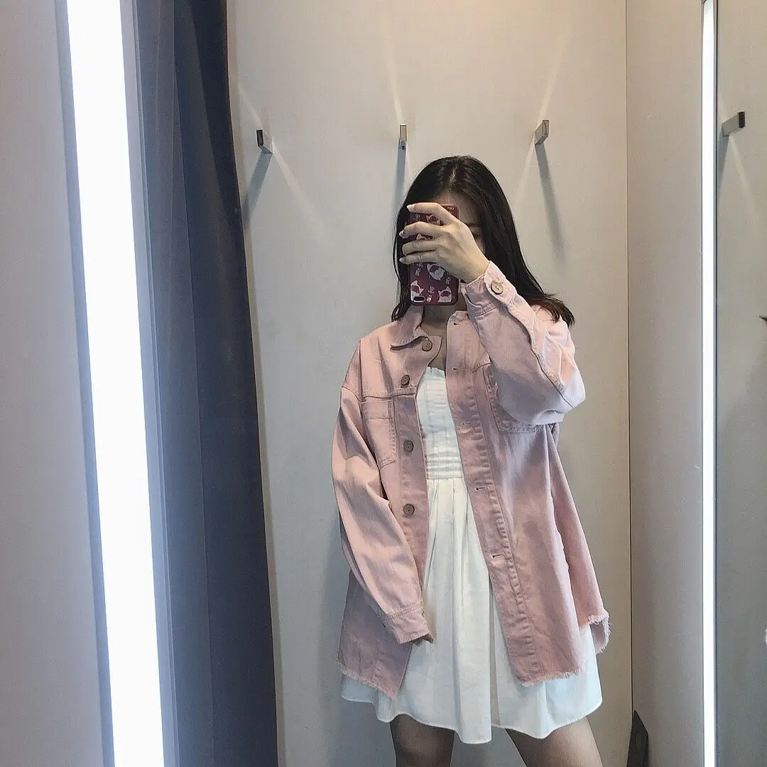 Iu16 2019 New Style WOMEN'S Dress with Belt Mid-length Casual Coat Loose-Fit Versatile Jacket
Iu16 2019 New Style WOMEN'S Dress with Belt Mid-length Casual Coat Loose-Fit Versatile Jacket