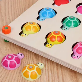 2 in 1 Kids Wooden Fishing Turtle Memory Chess Game Education Tools For Baby
2 in 1 Kids Wooden Fishing Turtle Memory Chess Game Education Tools For Baby