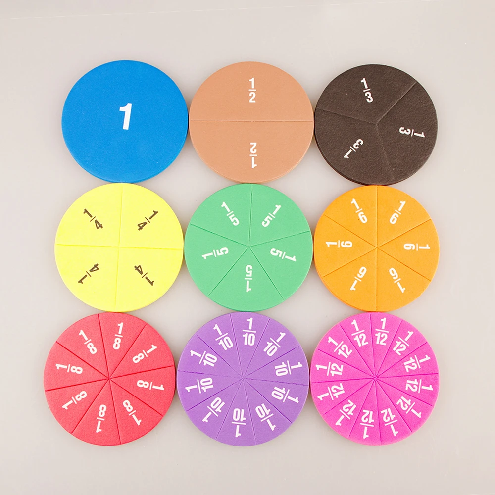 51pcs Children Montessori Educational Math Toys For Children Development Circular Numbered Fractions Counting Chips Toy Gifts
51pcs Children Montessori Educational Math Toys For Children Development Circular Numbered Fractions Counting Chips Toy Gifts