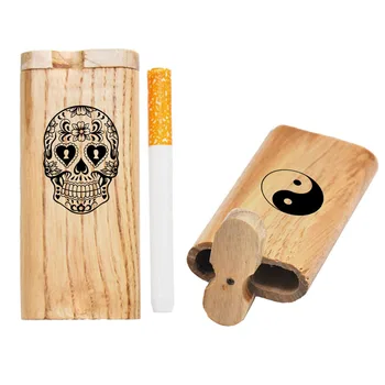 Wood cigarette case Wood Dugout One Hitter with metal pipe 100MM portable environmentally friendly material pipe Accessories
Wood cigarette case Wood Dugout One Hitter with metal pipe 100MM portable environmentally friendly material pipe Accessories