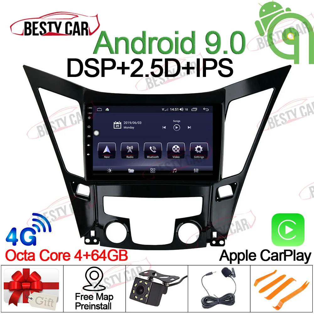 9" Android Car Multimedia Player GPS Navigation Stereo for 2011 2012 2013-2015 HYUNDAI Sonata i40 i45 Head Unit Radio Video IPS
9" Android Car Multimedia Player GPS Navigation Stereo for 2011 2012 2013-2015 HYUNDAI Sonata i40 i45 Head Unit Radio Video IPS