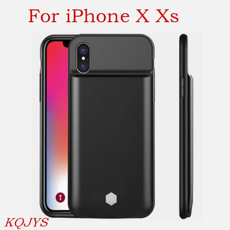 

KQJYS External Power Bank Power Case for iPhone Xs Battery Case Portable Backup Battery Charger Cases for iPhone X Power Case