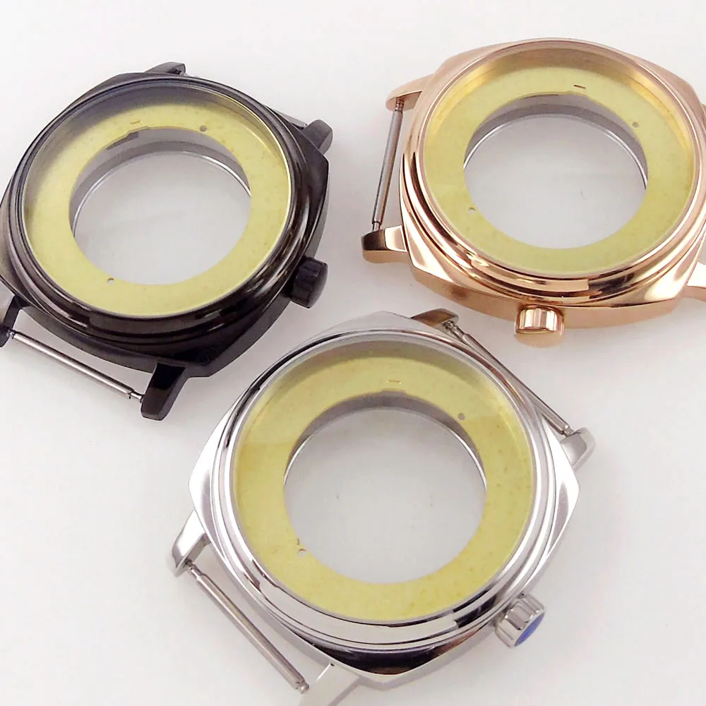 42mm Square Polished Watch Case Fit For NH35 NH36 Miyota 8215 821A ETA 2836 Mingzhu 2813 Movement Silver/Black/Rose Gold Plated
42mm Square Polished Watch Case Fit For NH35 NH36 Miyota 8215 821A ETA 2836 Mingzhu 2813 Movement Silver/Black/Rose Gold Plated