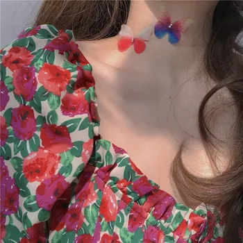 MENGJIQIAO Summer Holiday Elegant Colorful Butterfly Choker Jewelry For Women Party Fish Line Necklace Bijoux Colares
MENGJIQIAO Summer Holiday Elegant Colorful Butterfly Choker Jewelry For Women Party Fish Line Necklace Bijoux Colares