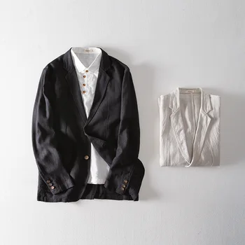 Mogeji Leisure Suit Male Long Sleeve Men Flax Suit Solid Color Small Suit Men Suit
Mogeji Leisure Suit Male Long Sleeve Men Flax Suit Solid Color Small Suit Men Suit