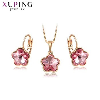 Xuping Jewelry Flower Shape Set for Women Girls Crystals from Swarovski Romantic Sweet Little Fresh Party Gift S184.2-65587
Xuping Jewelry Flower Shape Set for Women Girls Crystals from Swarovski Romantic Sweet Little Fresh Party Gift S184.2-65587