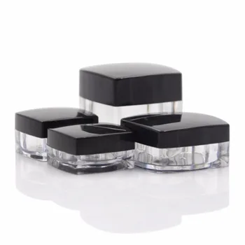 1Pcs 3g/5g/10g/20g Jar Make Up Jar Cosmetic Sample Empty Container Plastic small Square Shape Refillable Bottles with Black Cap
1Pcs 3g/5g/10g/20g Jar Make Up Jar Cosmetic Sample Empty Container Plastic small Square Shape Refillable Bottles with Black Cap