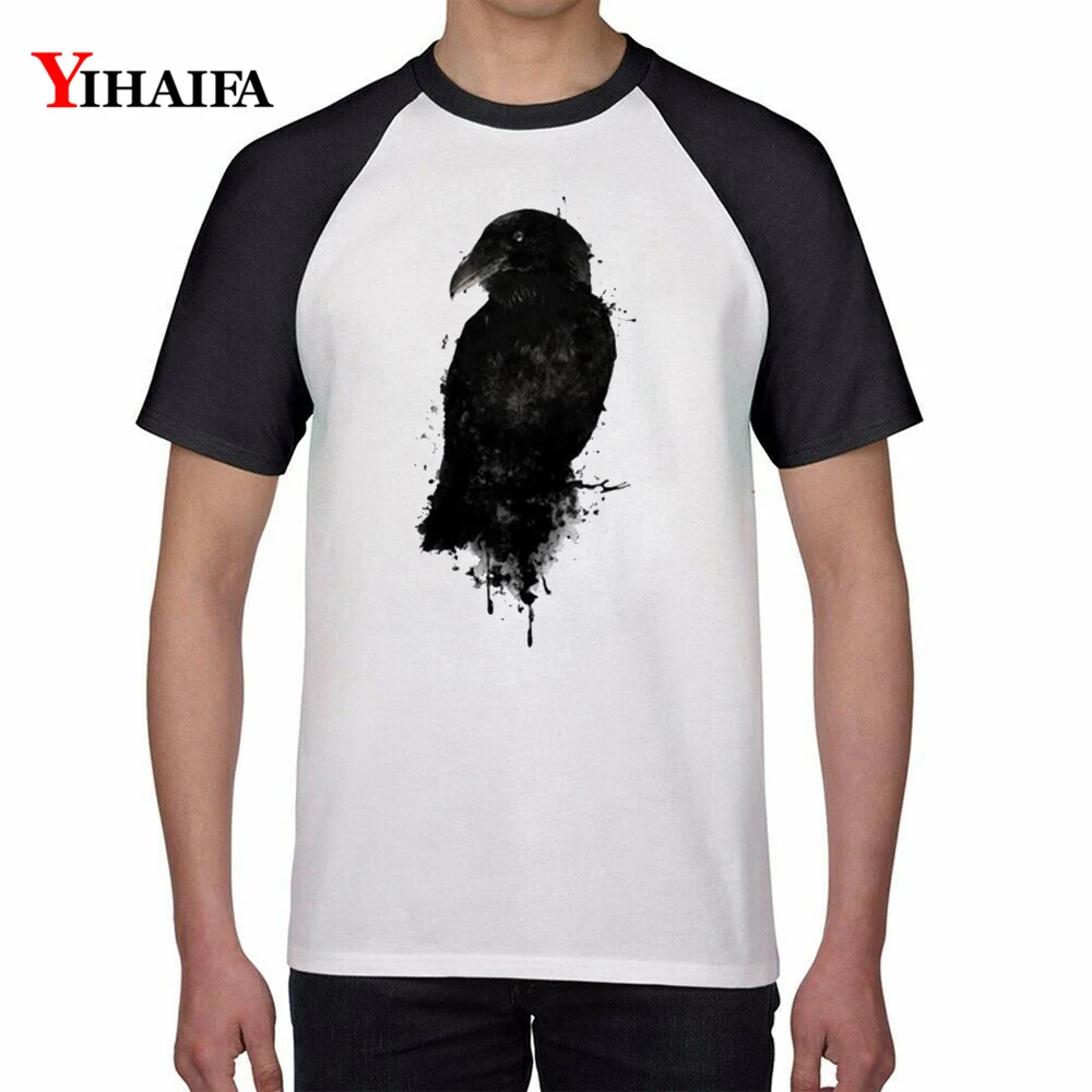 T Shirts like Print Black Crow Animal Raglan Tees Mens Males Casual Harajuku White Tee Hip Hop Cotton Unisex Tops
T Shirts like Print Black Crow Animal Raglan Tees Mens Males Casual Harajuku White Tee Hip Hop Cotton Unisex Tops