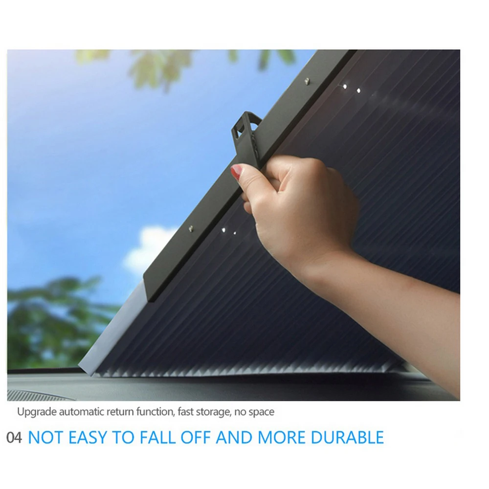 46/65/70cm Car Windshield Curtain Telescopic Folding Car Sunshade Cover Reflective Anti-UV drop temperature
46/65/70cm Car Windshield Curtain Telescopic Folding Car Sunshade Cover Reflective Anti-UV drop temperature