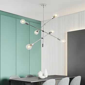 Nordic iron art minimalist molecular chandelier chrome led living room dining room bedroom geometric line light Amazon
Nordic iron art minimalist molecular chandelier chrome led living room dining room bedroom geometric line light Amazon