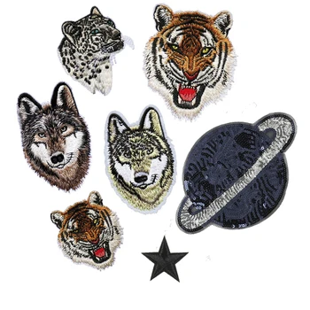 New Leopard Tiger Lion Wolf Embroidery Iron On Patches For Clothing Applique DIY Hat Coat Dress Accessories Cloth Sticker Animal
New Leopard Tiger Lion Wolf Embroidery Iron On Patches For Clothing Applique DIY Hat Coat Dress Accessories Cloth Sticker Animal