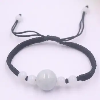 New Hand Knitted Bracelet 13mm Ball And Bead White Jadeite Bracelet 16-20cm
New Hand Knitted Bracelet 13mm Ball And Bead White Jadeite Bracelet 16-20cm