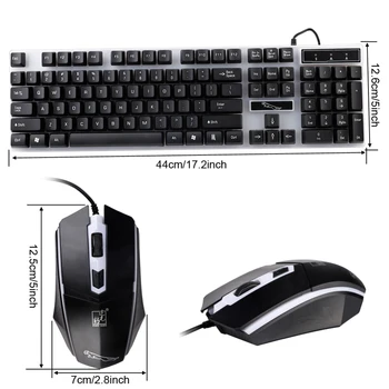 Keyboard Small Stylish Mouse Set Rainbow LED Wired USB Mini Keyboard For Games Entertainment Desktop Laptop Tablet Supplies 
Keyboard Small Stylish Mouse Set Rainbow LED Wired USB Mini Keyboard For Games Entertainment Desktop Laptop Tablet Supplies