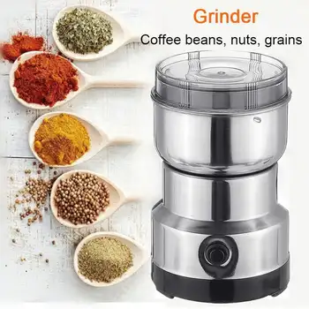 Electric Coffee Grinder Mini Kitchen Salt Pepper Grinders Powerful Beans Spices Nut Seed Coffee Bean Grind Machine Grinding Tool
Electric Coffee Grinder Mini Kitchen Salt Pepper Grinders Powerful Beans Spices Nut Seed Coffee Bean Grind Machine Grinding Tool