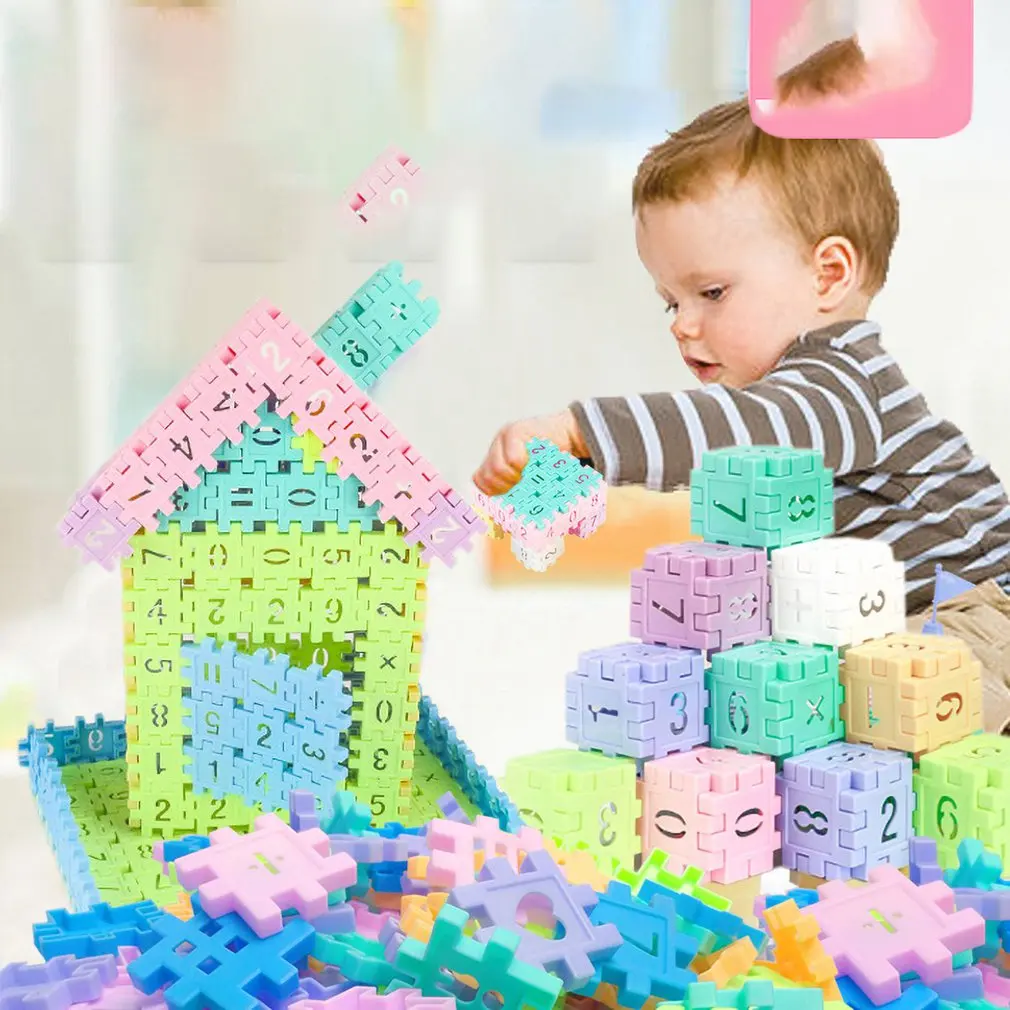 68/50 шт. DIY строительные блоки Развивающие игрушки для мальчиков и девочек