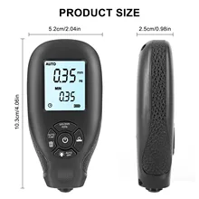 Digital Coating Thickness Gauge 0.01mm 1mil Thickness Meter With Backlight LCD Car Paint Tester Thickness Coating Meter
Digital Coating Thickness Gauge 0.01mm 1mil Thickness Meter With Backlight LCD Car Paint Tester Thickness Coating Meter