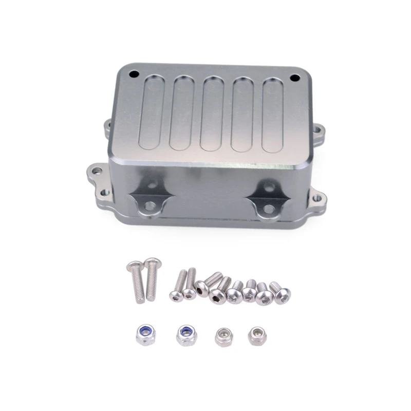 Metal Receiver Box ESC Box for 1/10 RC Crawler Car Axial SCX10 RC Car Upgrade Parts
Metal Receiver Box ESC Box for 1/10 RC Crawler Car Axial SCX10 RC Car Upgrade Parts
