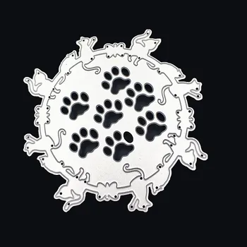 9.4*9.4cm cat paw die Cutting dies metal crafts paper die-cutting /DIY embossing Christmas Halloween Scrapbooking
9.4*9.4cm cat paw die Cutting dies metal crafts paper die-cutting /DIY embossing Christmas Halloween Scrapbooking